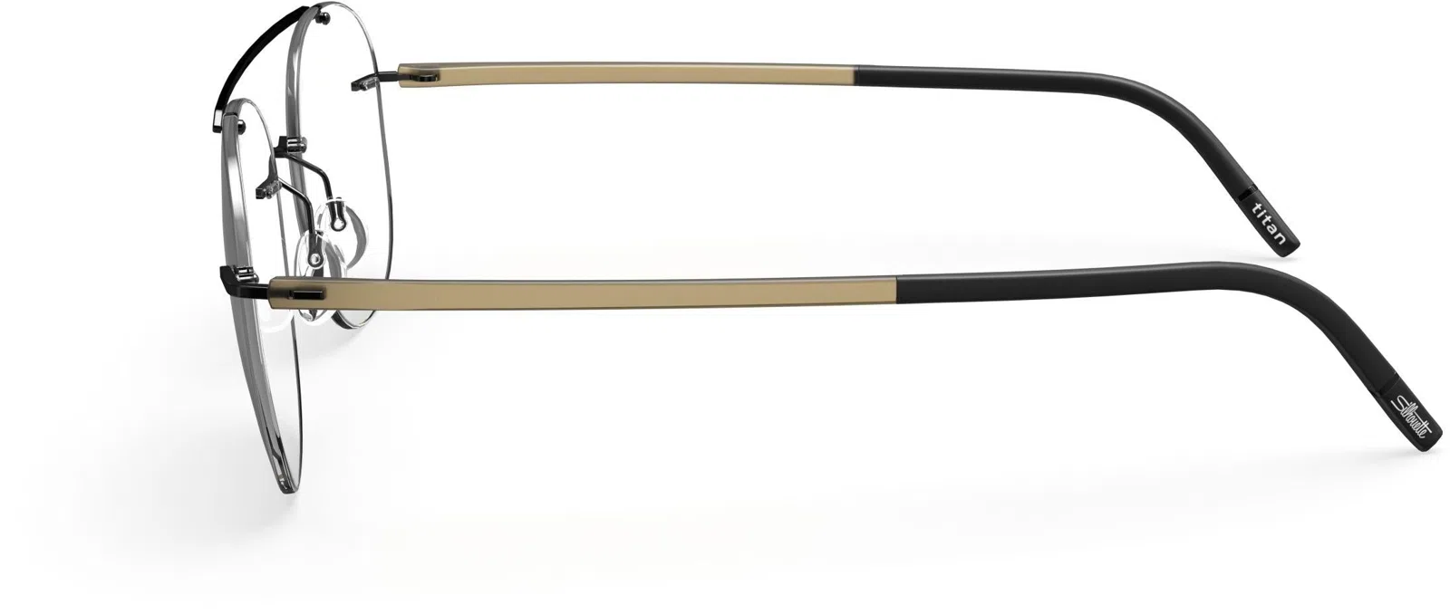 Silhouette The Wave Color Groove Demo Rimless 5567 Eyeglasses - view 39